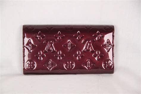 louis vuitton monogram vernis sarah wallet amarante|Louis Vuitton Amarante Monogram Vernis Sarah Wallet .